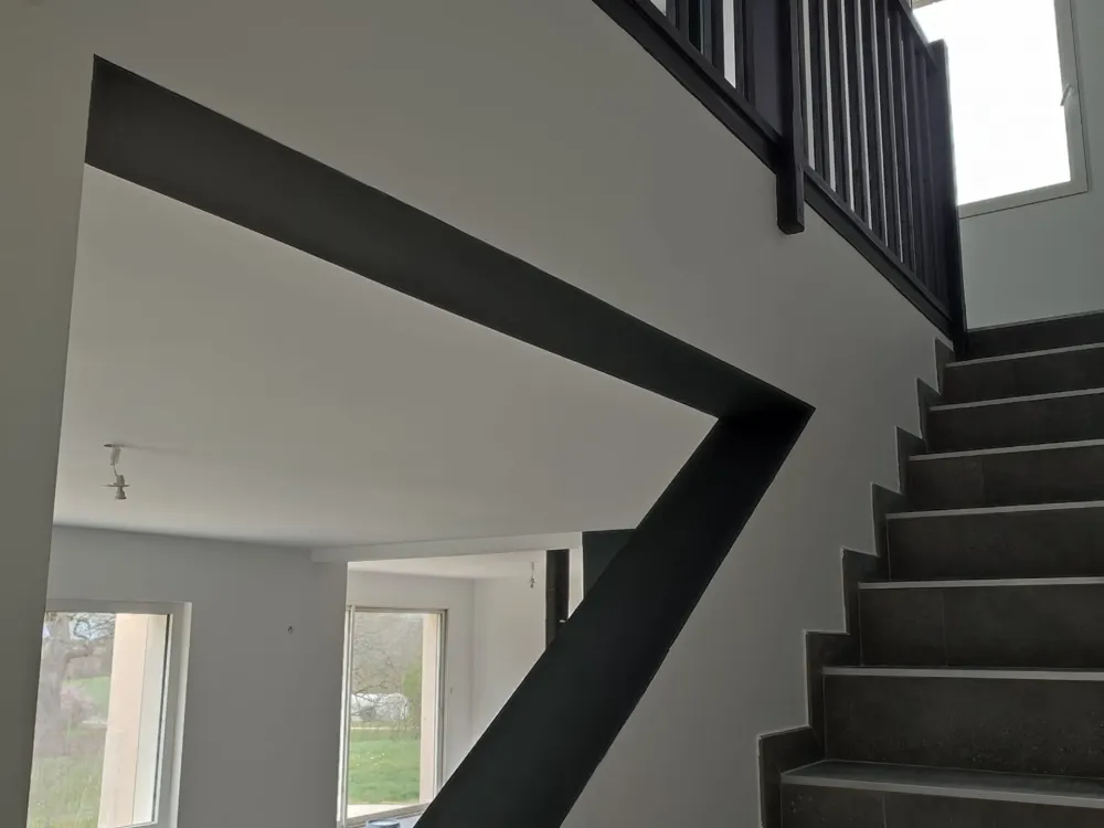 Résultat avant après travaux de peinture intérieure